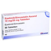 EZETIMIB/Simvastatin Ascend 10 mg/20 mg Tabletten 50 St