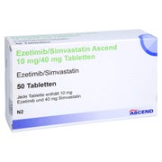 EZETIMIB/Simvastatin Ascend 10 mg/40 mg Tabletten 50 St