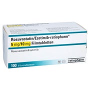 Rosuvastatin/ezetimib-ratiopharm 5 Mg/10 100 St