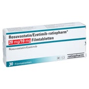 Rosuvastatin/ezetimib-ratiopharm 20 Mg/10 Mg Fta 30 St