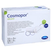 Cosmopor Silicone Wundverband 5x7,2 cm 10 St
