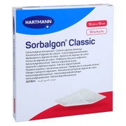 Sorbalgon Classic 10x10 cm Calciumalgina 10 St