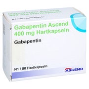 Gabapentin Ascend 400 mg Hartkapseln 50 St