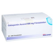 Gabapentin Ascend 600 mg Filmtabletten 200 St