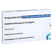 Teriparatide SUN 20 µg/80 µl Inj.-Lsg.Fe 3 St