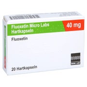 Fluoxetin Micro Labs 40 mg Hartkapseln 20 St