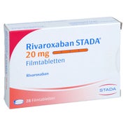 Rivaroxaban Stada 20 Mg Filmtabletten 28 St