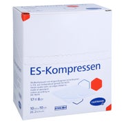 Produktabbildung: Es-kompressen Steril 10x10 cm 8fach 25X2 St
