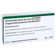 Dimethylfumarat Accord 120 Mg Magensaftr.hartkaps. 14X1 St