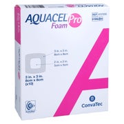 Aquacel Foam Pro 8x8 cm Hydrofiber Schau 10 St