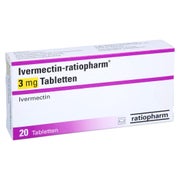 Ivermectin-ratiopharm 3 mg Tabletten 20 St
