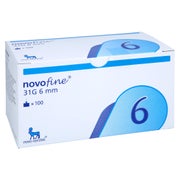 Novofine 6mm 31g Pennadeln 0.25x6mm 100 St