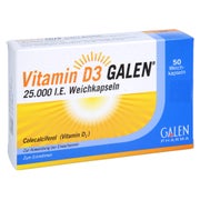 VITAMIN D3 GALEN 25.000 I.E. Weichkapseln 50 St