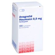 ANAGRELID Heumann 0,5 mg Hartkapseln Heunet 100 St