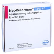NEORECORMON 3.000 I.E. Injekt.-Lsg.i.e.Fertigspr. 6 St