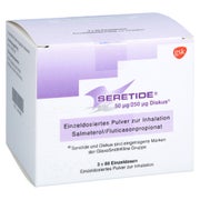 SERETIDE 50 µg/250 µg Diskus Einzeld.Inhalat.-Plv. 3X60 St