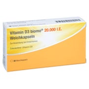 Vitamin D3 Biomo 20.000 I.E. Weichkapsel 30 St