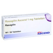 Rasagilin Ascend 1 mg Tabletten 30 St