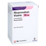 Rivaroxaban Viatris 10 Mg Filmtabletten 98 St