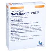 Novorapid Penfill 100 E/ml Inj.-Lsg.i.e. 10X3 ml