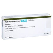 Tolvaptan Accord 15 mg Tabletten 10X1 St