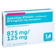 Amoxiclav 875/125-1a Pharma Filmtablette 10 St