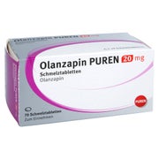 Olanzapin Puren 20 Mg Schmelztabletten 70 St