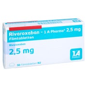 Rivaroxaban-1a Pharma 2,5 Mg Filmtabletten 56 St
