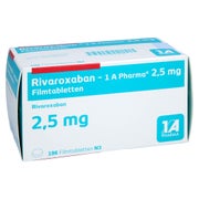 Rivaroxaban-1a Pharma 2,5 Mg Filmtabletten 196 St