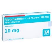 Rivaroxaban-1a Pharma 10 Mg Filmtabletten 10 St
