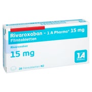 Rivaroxaban-1a Pharma 15 Mg Filmtabletten 28 St