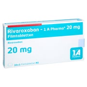 Rivaroxaban-1a Pharma 20 Mg Filmtabletten 10 St