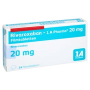 Rivaroxaban-1a Pharma 20 Mg Filmtabletten 14 St