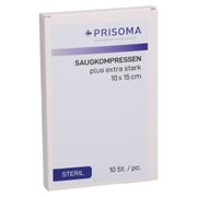 Saugkompressen Steril Plus Prisoma Ex.sta.10x15cm 10 St