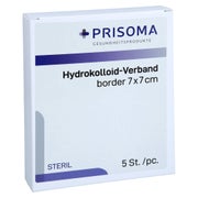 Hydrokolloid-verband Border 7x7 cm 5 St