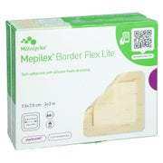Mepilex Border Flex Lite Schaumverband 7,5x7,5 Cm 10 St