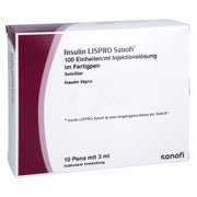 Insulin Lispro Sanofi 100 E/ml Inj.-Lsg. 10X3 ml