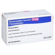 Rivaroxaban Accord 15 Mg Filmtabletten 98 St