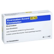 Rivaroxaban Accord 20 Mg Filmtabletten 14 St