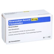 Rivaroxaban Accord 20 Mg Filmtabletten 98 St