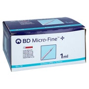 BD Micro-fine+ Insulinspr.1 ml U40 12,7 100X1 ml