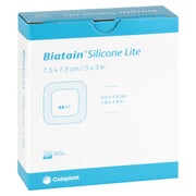 Biatain Silicone Lite Schaumverband 7,5x7,5 Cm 10 St
