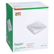 Gazin Mullkomp.7,5x7,5 cm steril 8fach 25X2 St