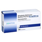 Sitagliptin Metformin Zentiva 50 Mg/850 Mg Fta 196 St