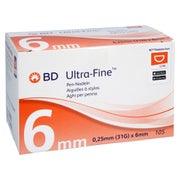 BD Ultra-fine Pen-nadeln 6 mm 31 G 0,25 105 St