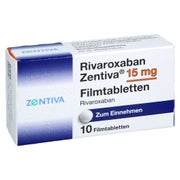 Rivaroxaban Zentiva 15 Mg Filmtabletten 10 St