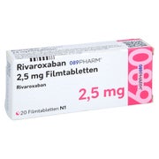 Rivaroxaban 089pharm 2,5 Mg Filmtabletten 20 St
