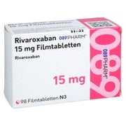 Rivaroxaban 089pharm 15 Mg Filmtabletten 98 St