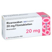 Rivaroxaban 089pharm 20 Mg Filmtabletten 98 St