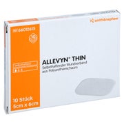 Allevyn Thin 5x6 cm dünne Wundauflage 10 St